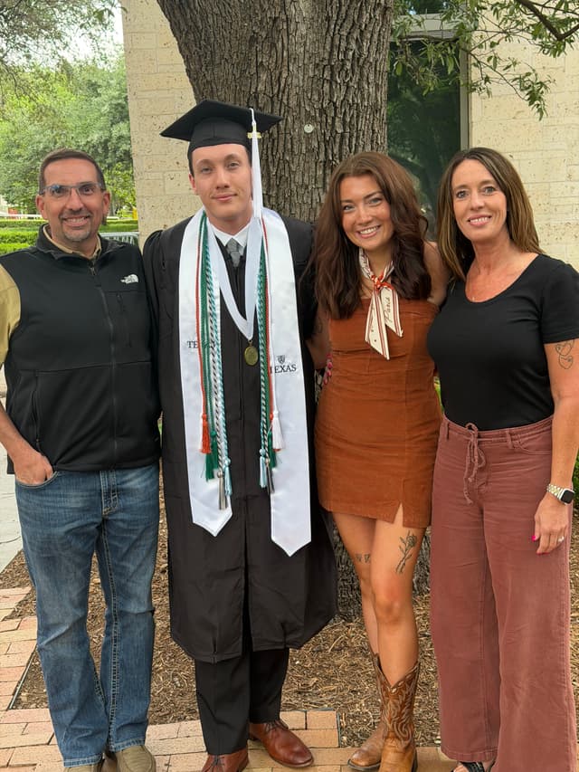Commencement with family